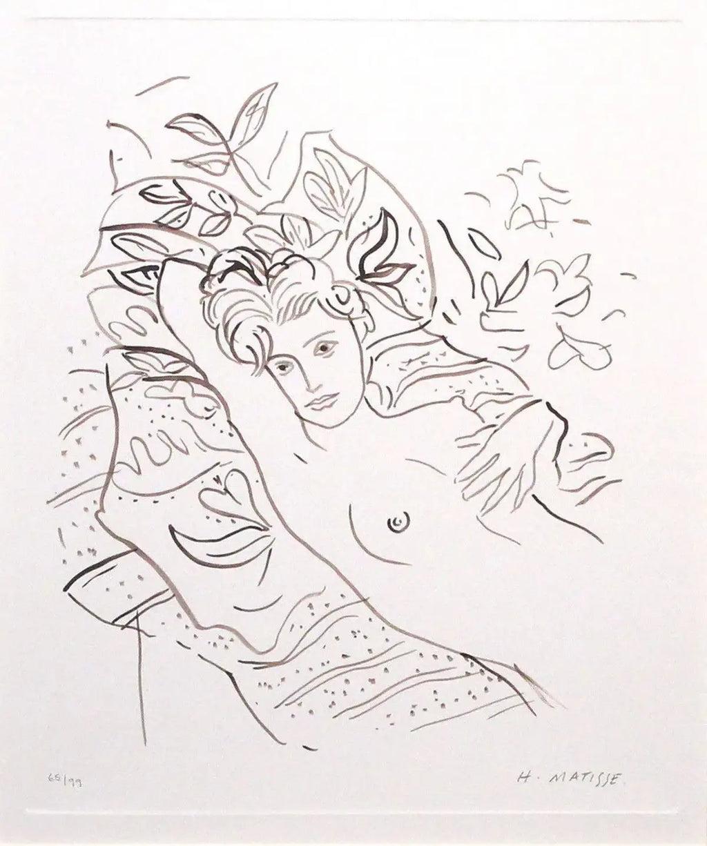 Reclining Nude - Edition - SOLD OUT by artist John Myatt - Wyecliffe Galleries