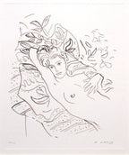 Reclining Nude - Edition - SOLD OUT by artist John Myatt - Wyecliffe Galleries