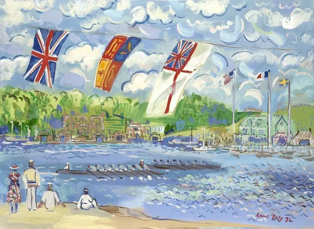 Regatta On The Thames - Edition - SOLD OUT by artist John Myatt - Wyecliffe Galleries