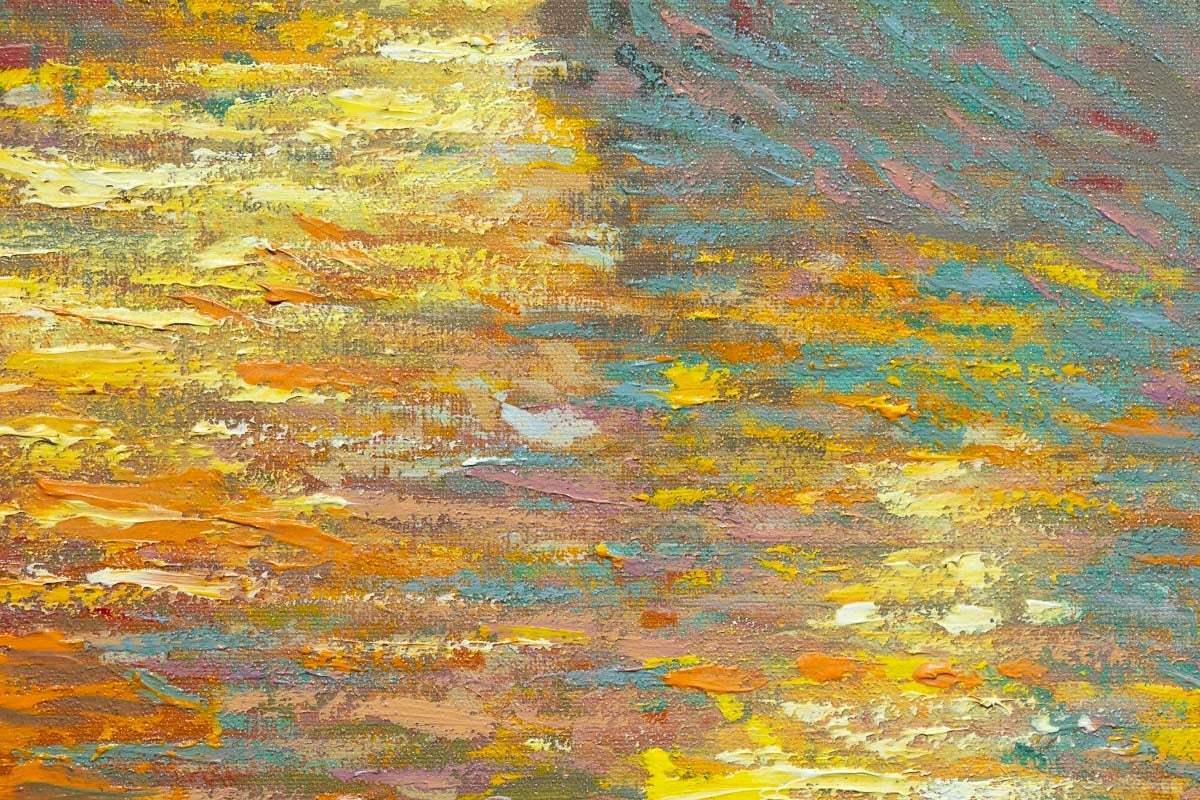 Study for Houses of Parliament at Sunset - Edition - RARE - SOLD by artist John Myatt - Wyecliffe Galleries