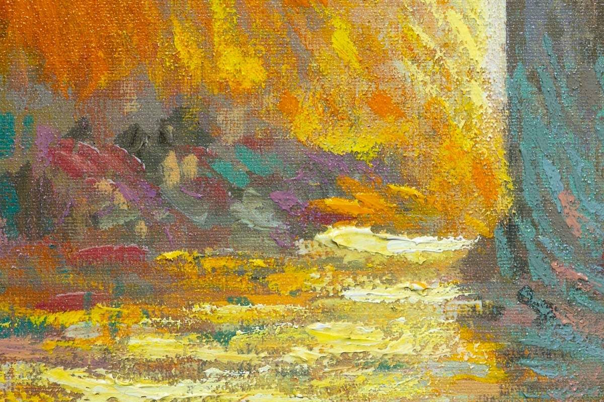 Study for Houses of Parliament at Sunset - Edition - RARE - SOLD by artist John Myatt - Wyecliffe Galleries