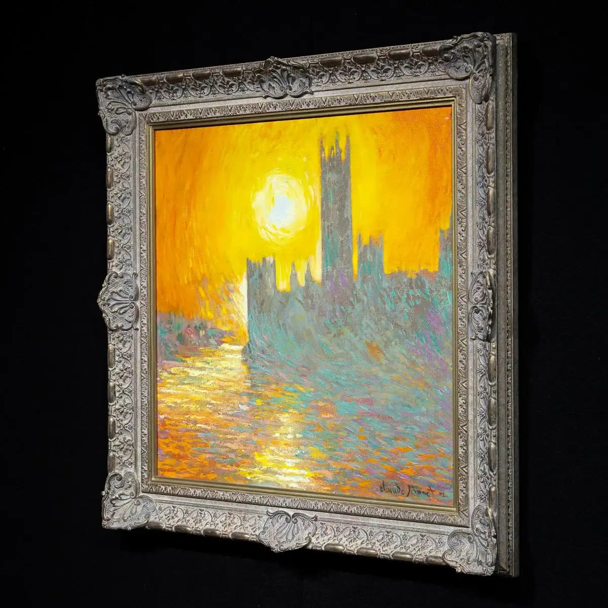 Study for Houses of Parliament at Sunset - Edition - RARE - SOLD by artist John Myatt - Wyecliffe Galleries
