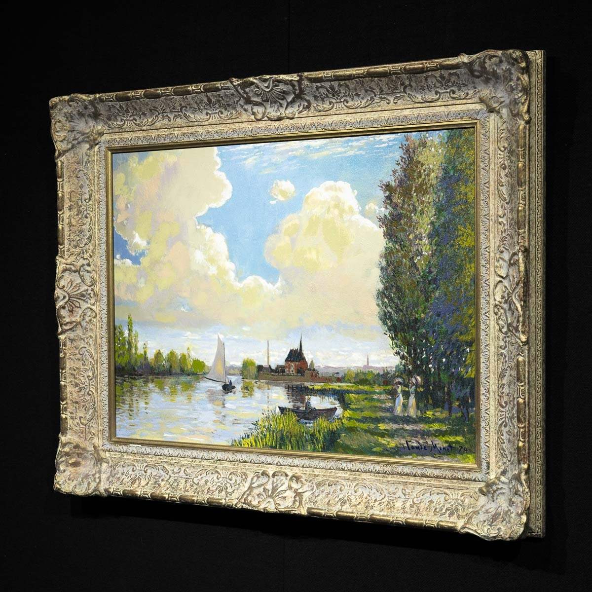 Summer Afternoon, Argenteuill - Edition - RARE by artist John Myatt - Wyecliffe Galleries