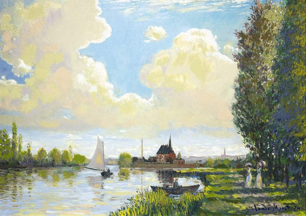 Summer Afternoon, Argenteuill - Edition - RARE by artist John Myatt - Wyecliffe Galleries