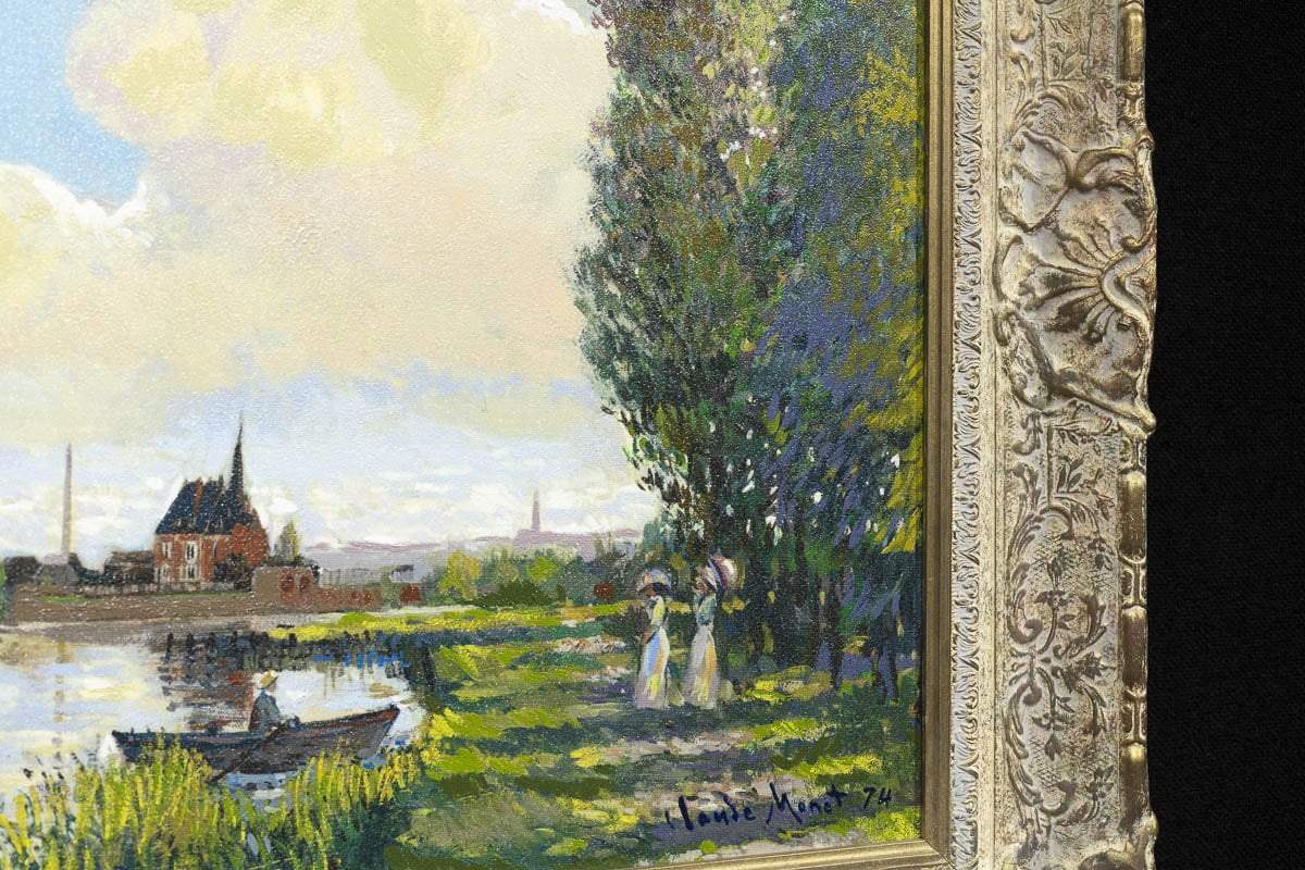 Summer Afternoon, Argenteuill - Edition - RARE by artist John Myatt - Wyecliffe Galleries