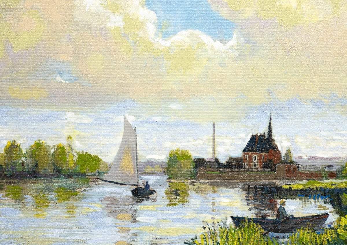 Summer Afternoon, Argenteuill - Edition - RARE by artist John Myatt - Wyecliffe Galleries