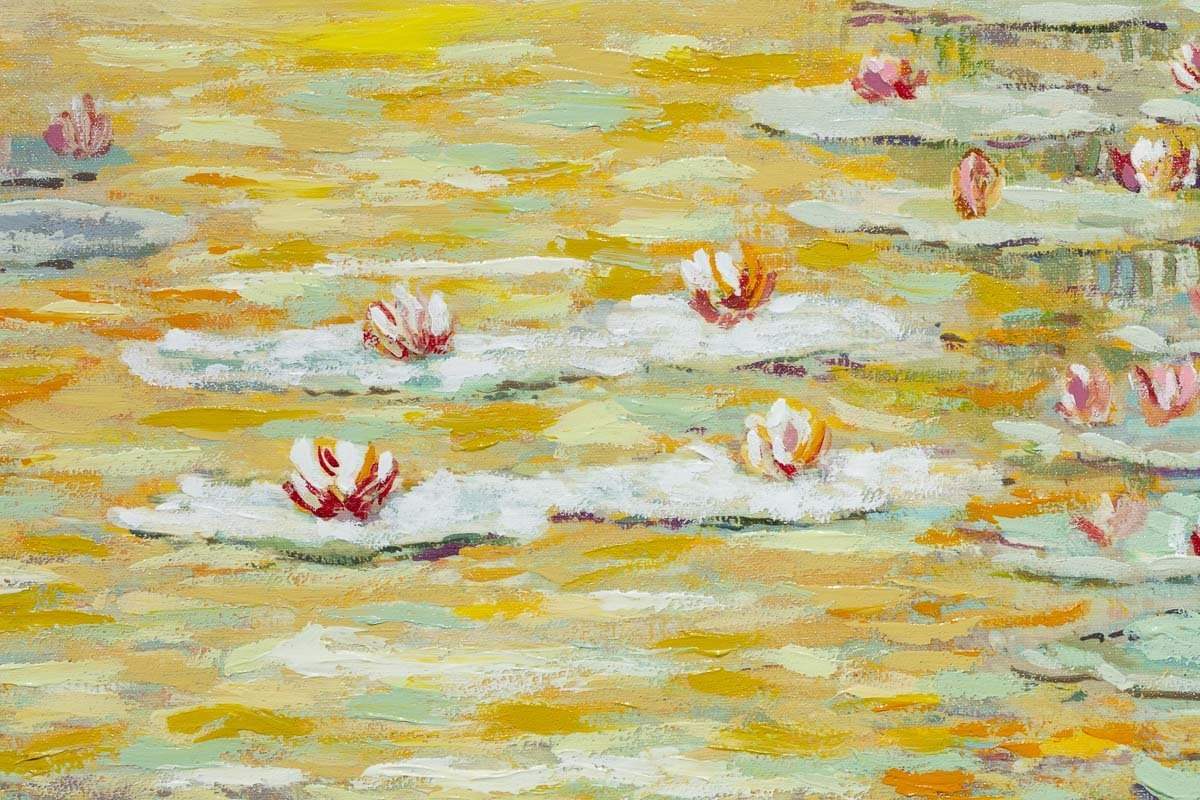 Waterlilies,1907 - Edition - SOLD OUT by artist John Myatt - Wyecliffe Galleries