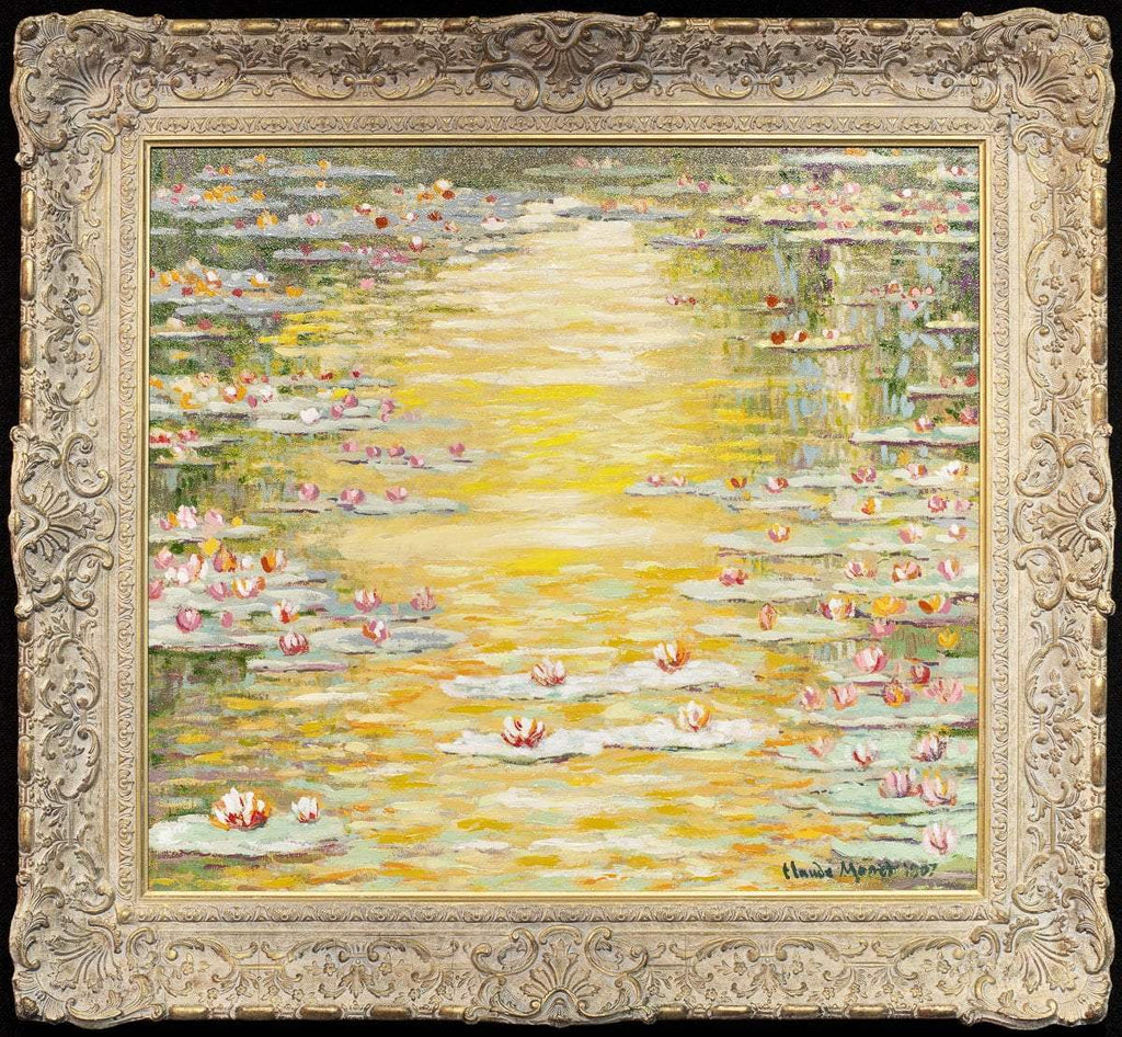 Waterlilies,1907 - Edition - SOLD OUT by artist John Myatt - Wyecliffe Galleries