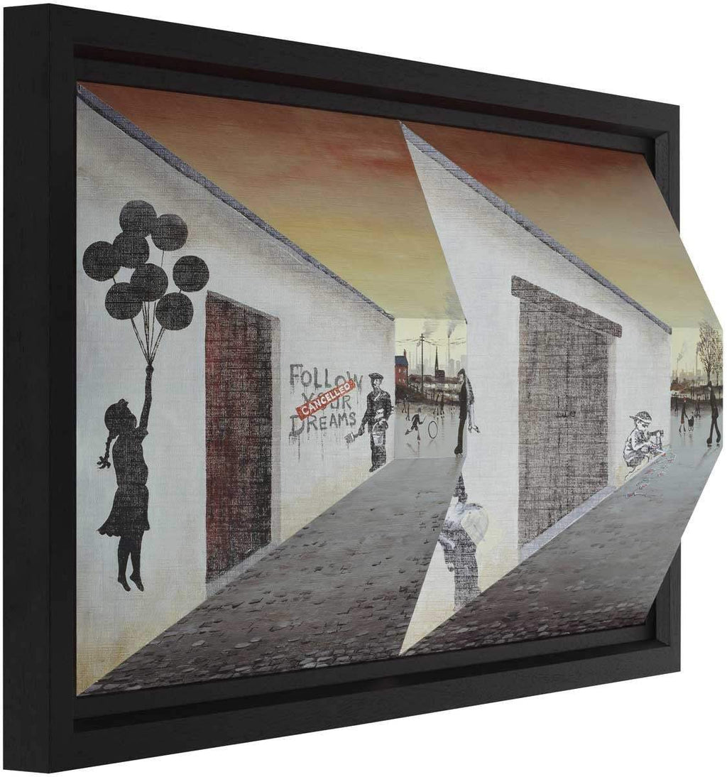 Banksy Was Here - SOLD OUT by artist John Wilson - Wyecliffe Galleries