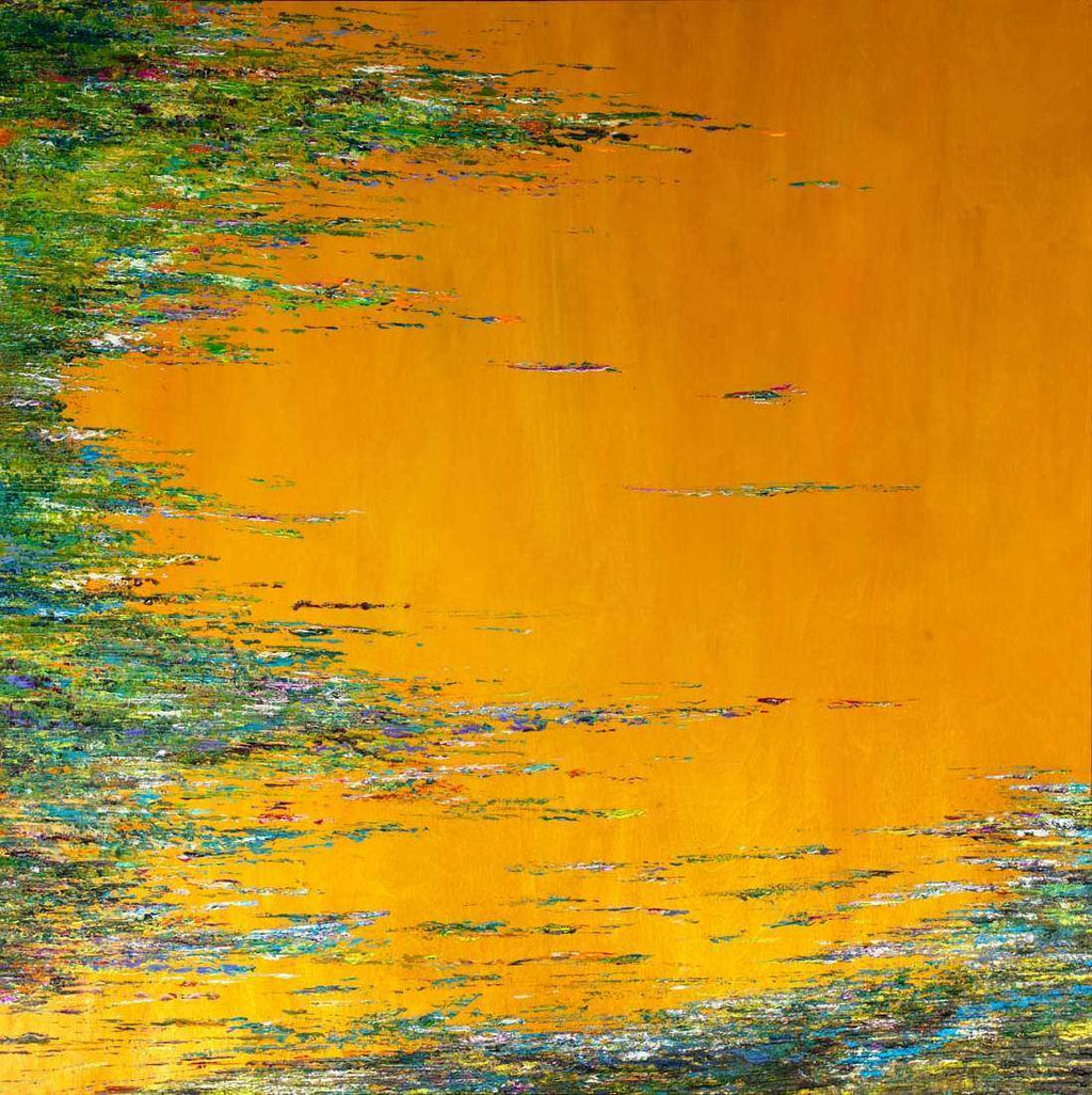 By The Water's Edge - Original by artist Kate Taylor - Wyecliffe Galleries