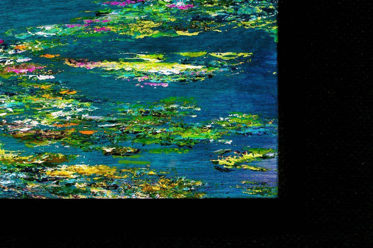 Calm With Pink - Original - SOLD by artist Kate Taylor - Wyecliffe Galleries