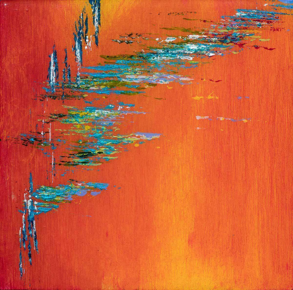 From The Orange Mini - Original - SOLD by artist Kate Taylor - Wyecliffe Galleries