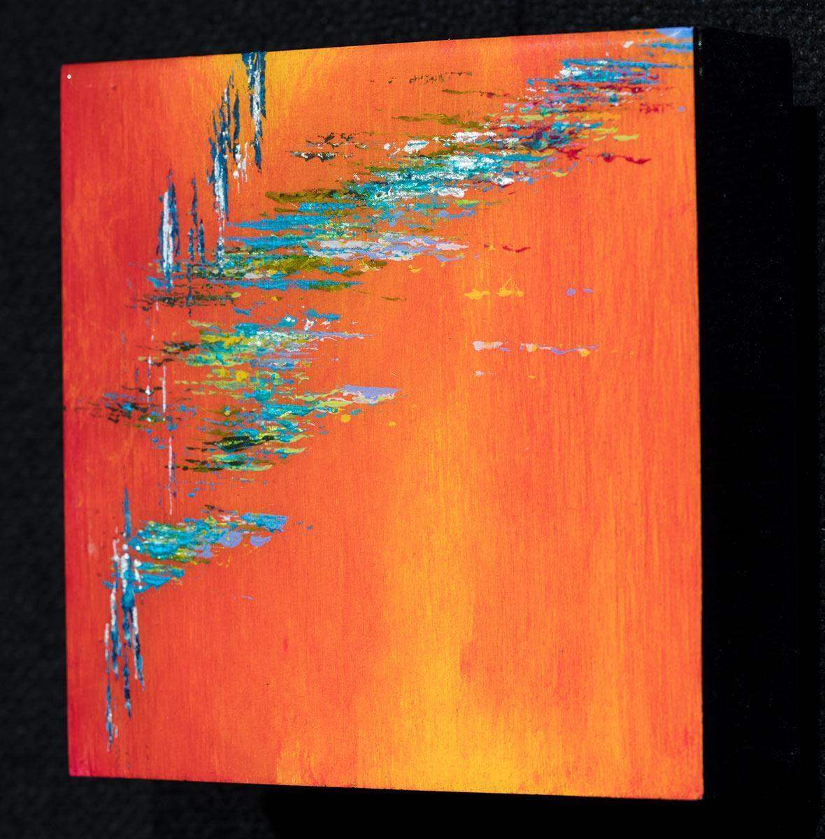 From The Orange Mini - Original - SOLD by artist Kate Taylor - Wyecliffe Galleries