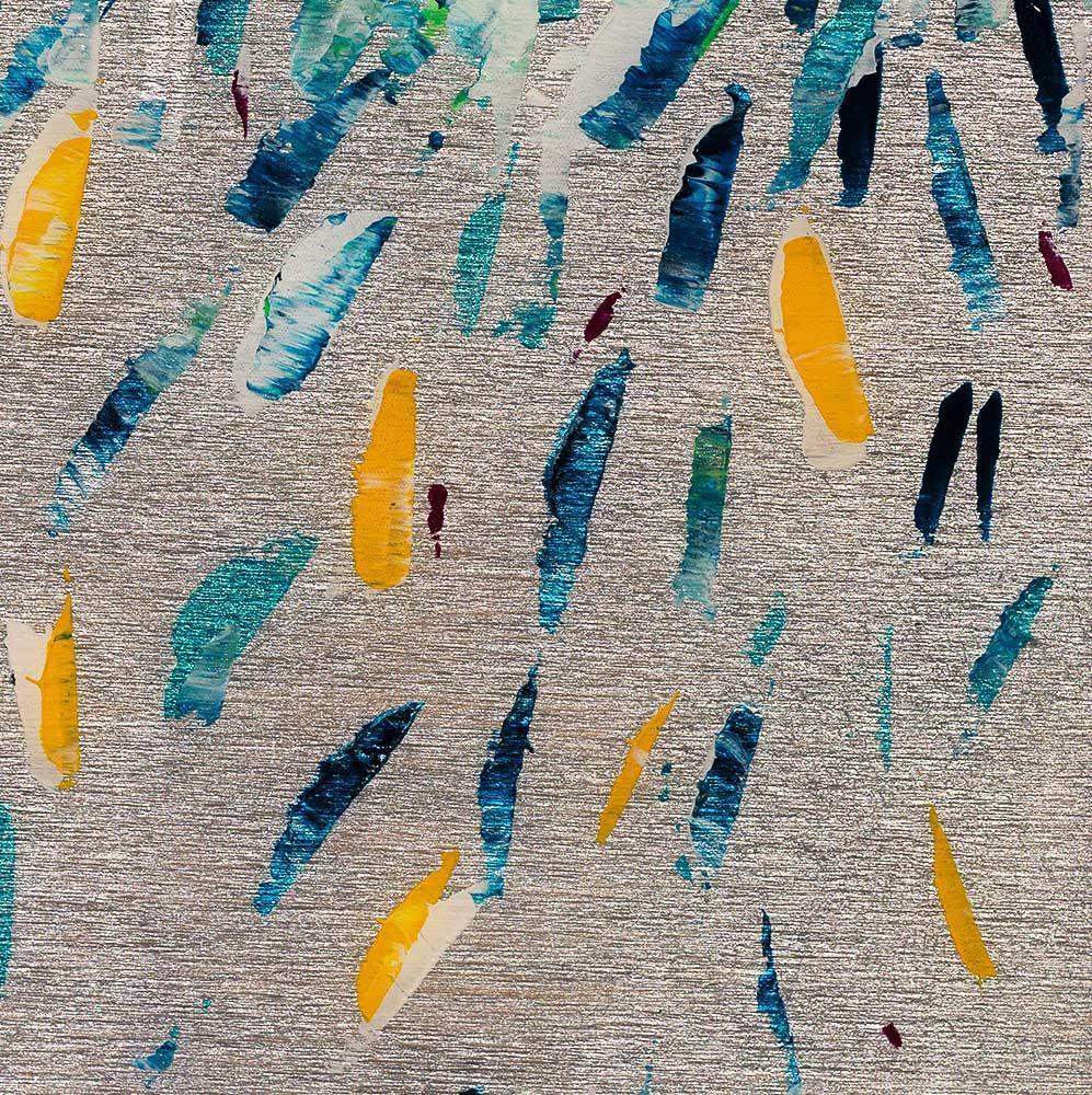 Silver Bloom Mini - Original by artist Kate Taylor - Wyecliffe Galleries