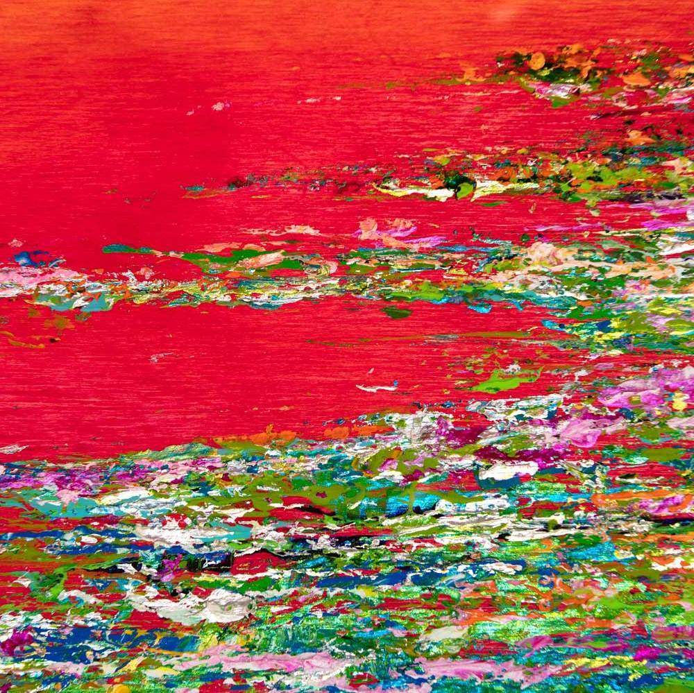 Sunset In Pinks - Original - SOLD by artist Kate Taylor - Wyecliffe Galleries