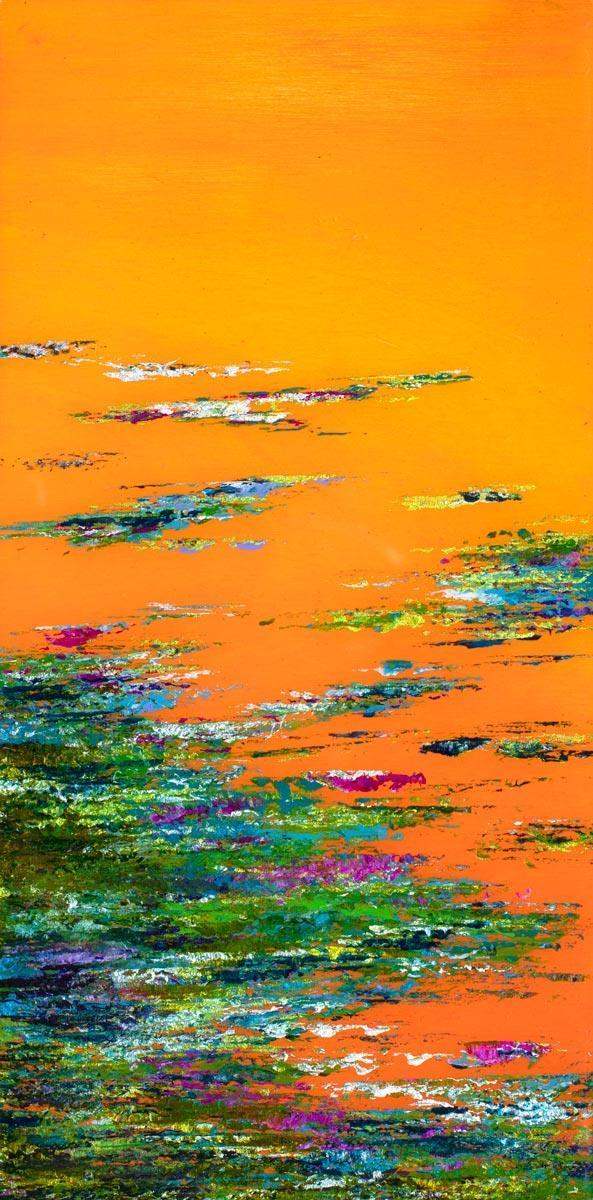 Tangerine Dream - Original - SOLD by artist Kate Taylor - Wyecliffe Galleries