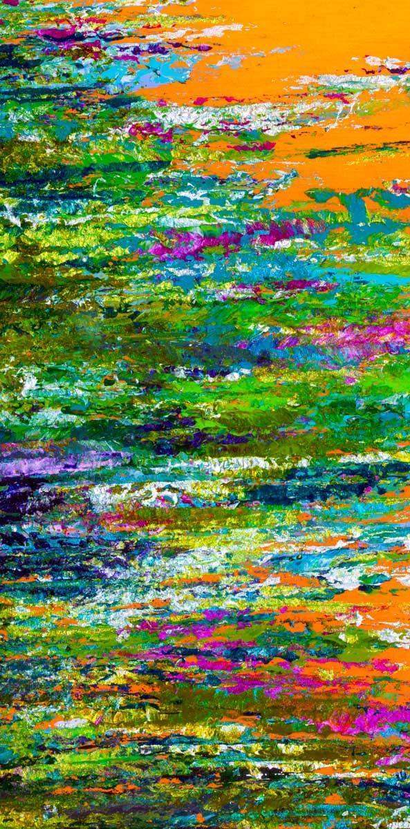 Tangerine Dream - Original - SOLD by artist Kate Taylor - Wyecliffe Galleries