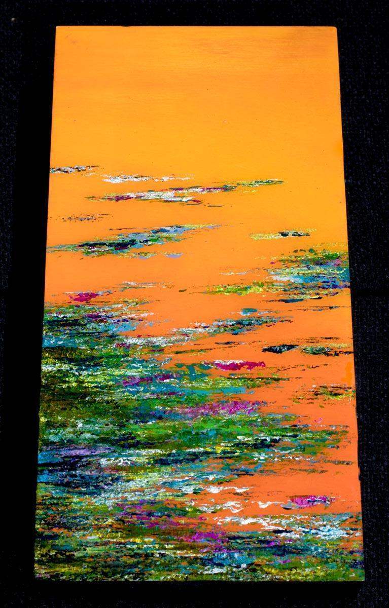 Tangerine Dream - Original - SOLD by artist Kate Taylor - Wyecliffe Galleries