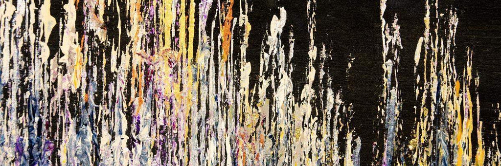 The Beach At Night - Original by artist Kate Taylor - Wyecliffe Galleries