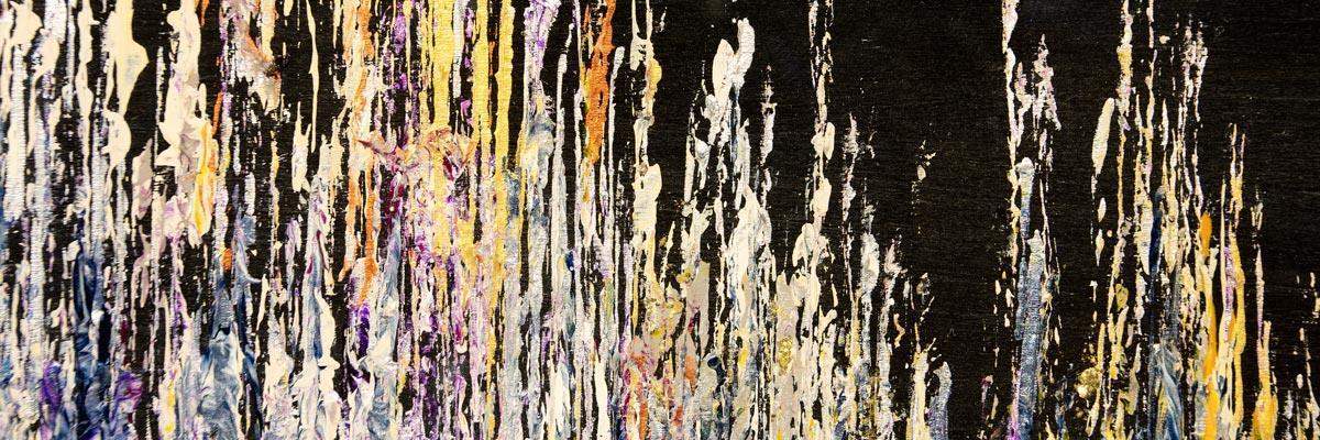 The Beach At Night - Original by artist Kate Taylor - Wyecliffe Galleries