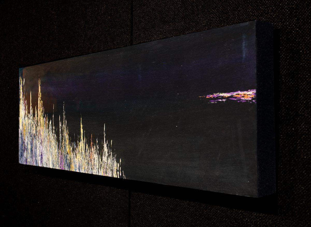 The Beach At Night - Original by artist Kate Taylor - Wyecliffe Galleries