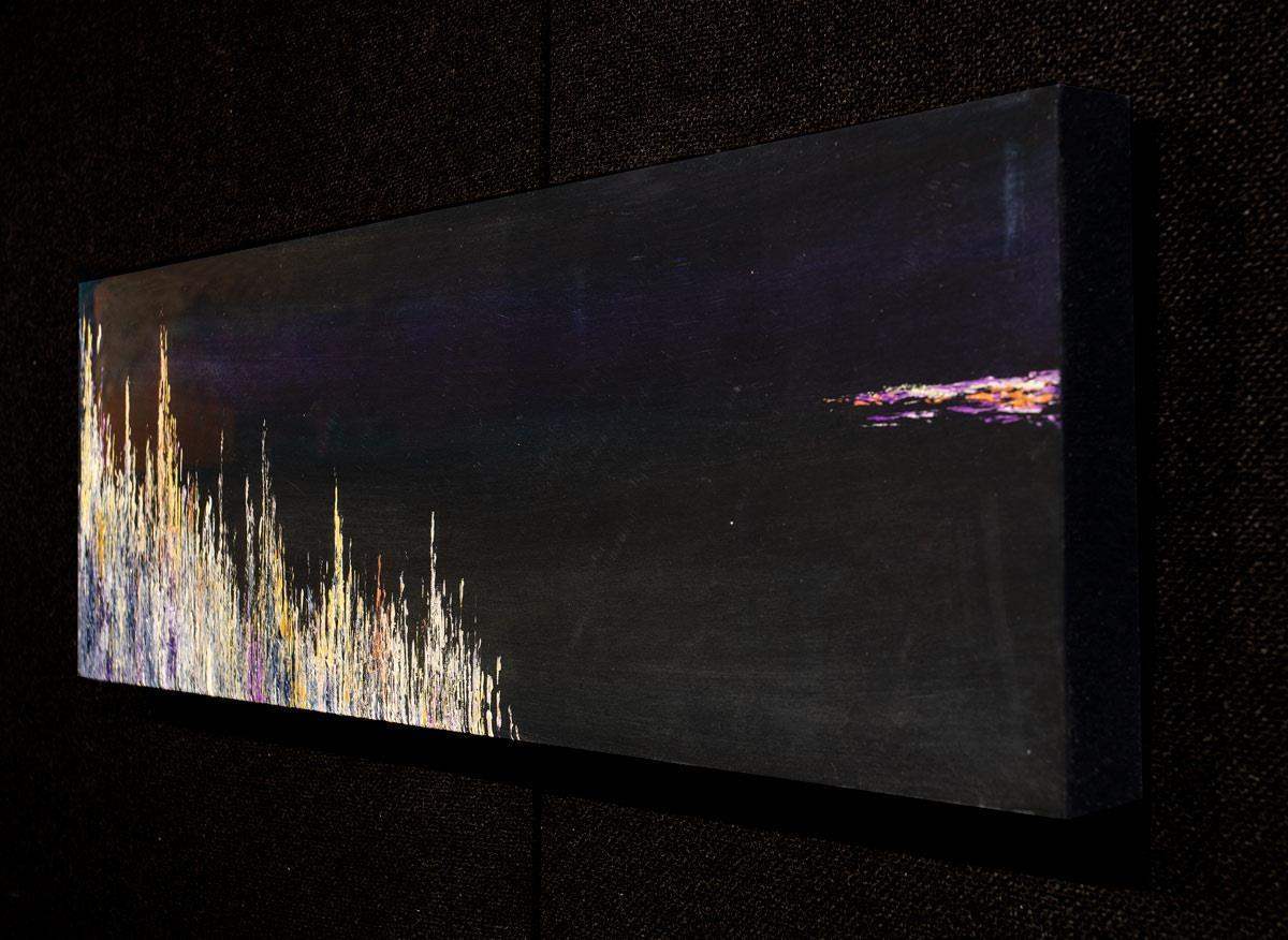 The Beach At Night - Original by artist Kate Taylor - Wyecliffe Galleries