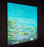 The Turquoise Pond - Original by artist Kate Taylor - Wyecliffe Galleries