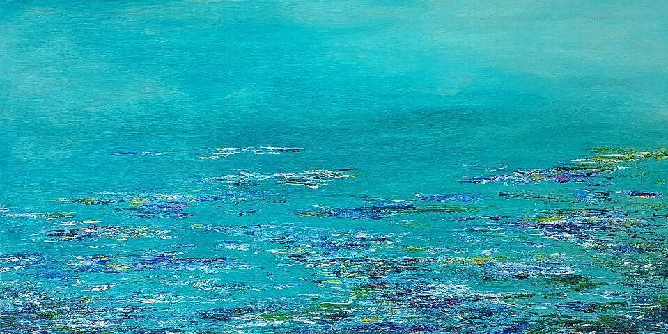 Tranquility Dawn - Original - SOLD by artist Kate Taylor - Wyecliffe Galleries