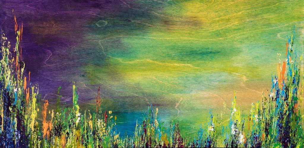 Violet Skies - Original by artist Kate Taylor - Wyecliffe Galleries