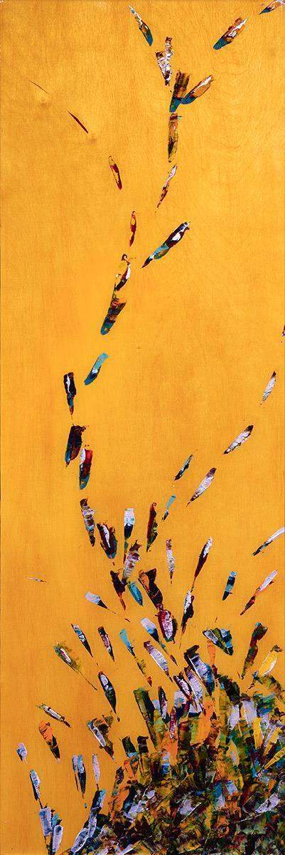 Water Hibiscus - Original - SOLD by artist Kate Taylor - Wyecliffe Galleries