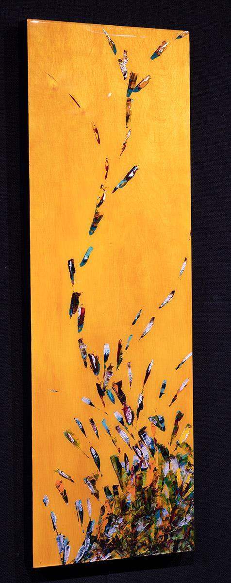 Water Hibiscus - Original - SOLD by artist Kate Taylor - Wyecliffe Galleries