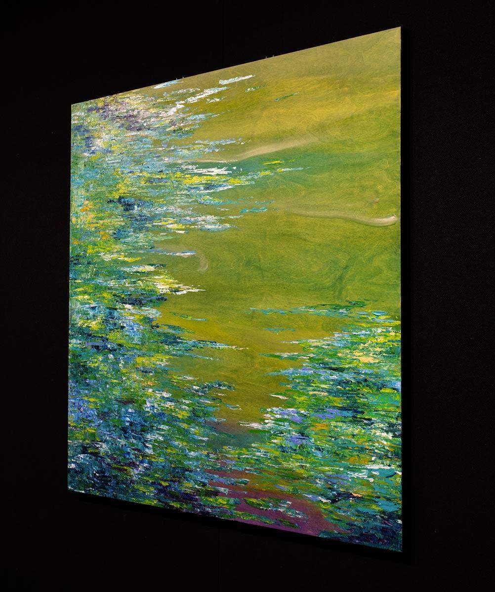 Water Reeds - Original - SOLD by artist Kate Taylor - Wyecliffe Galleries