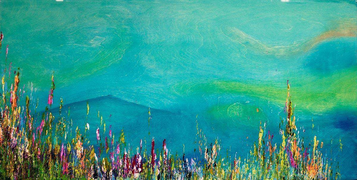 Wild Meadows - SOLD by artist Kate Taylor - Wyecliffe Galleries