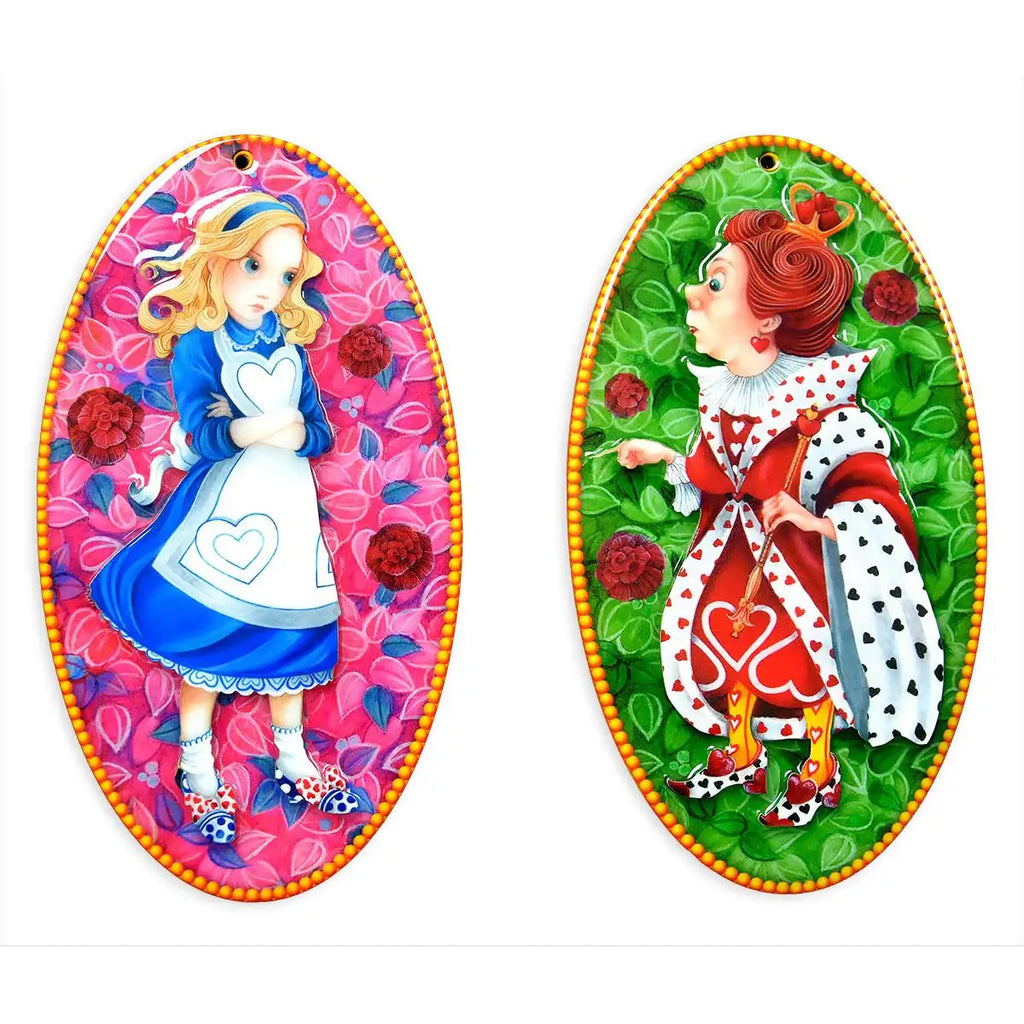 Alice in the Rose Garden - Original - SOLD by artist Kerry Darlington - Wyecliffe Galleries