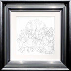 Alice in the Rose Garden - Sketch - SOLD by artist Kerry Darlington - Wyecliffe Galleries