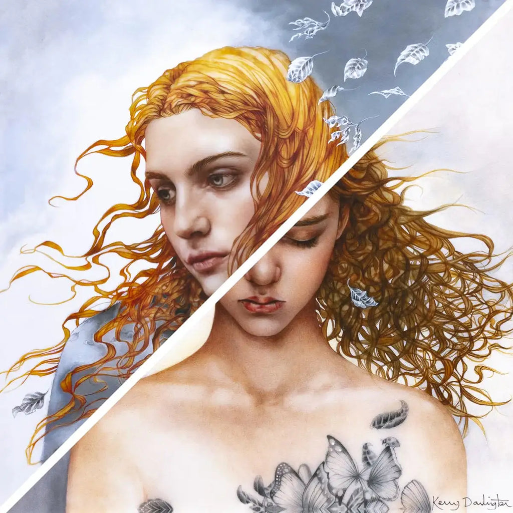 Becoming Nobody & Astral Storylines - Boutique Edition SET - SOLD by artist Kerry Darlington - Wyecliffe Galleries