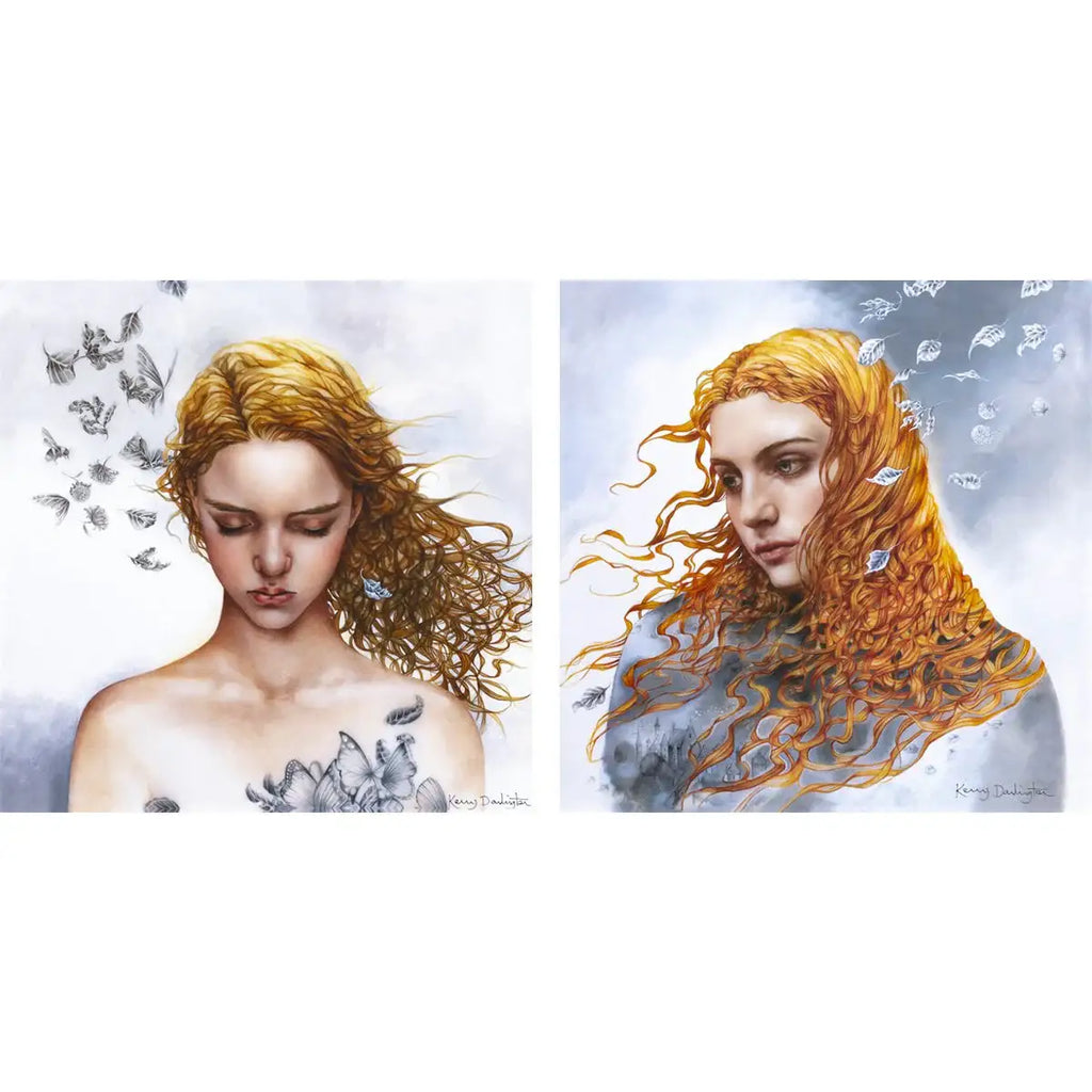 Becoming Nobody & Astral Storylines - Boutique Edition SET - SOLD by artist Kerry Darlington - Wyecliffe Galleries