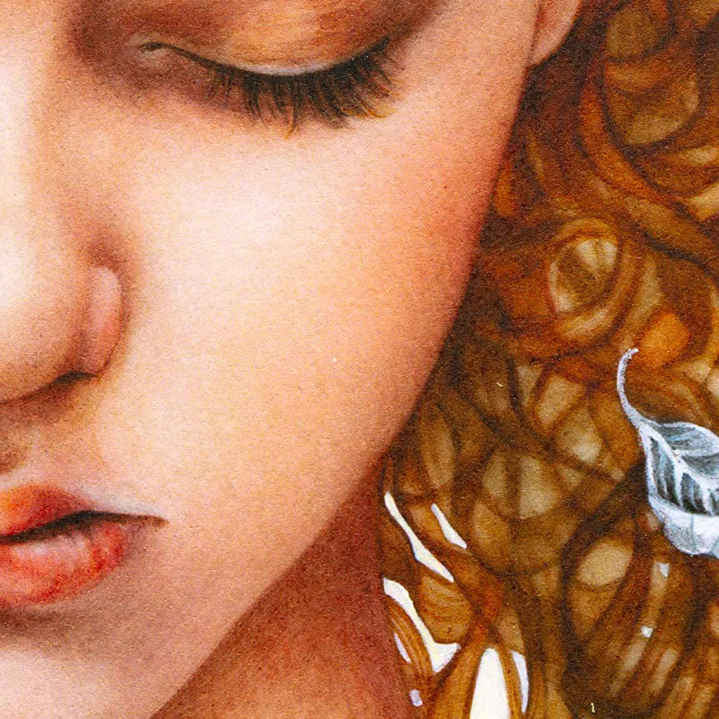 Becoming Nobody - Unique Edition - SOLD by artist Kerry Darlington - Wyecliffe Galleries