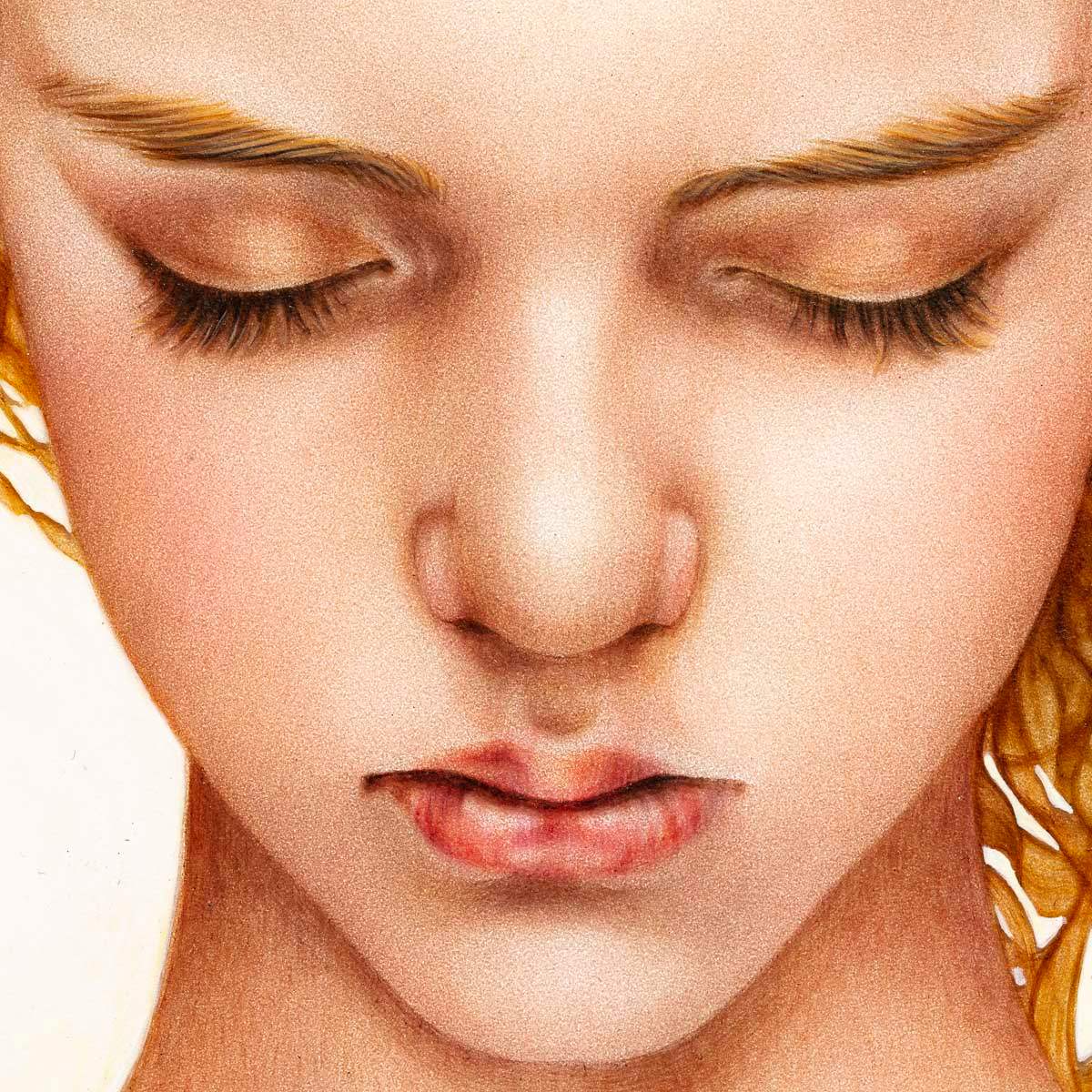 Becoming Nobody - Original - SOLD by artist Kerry Darlington - Wyecliffe Galleries