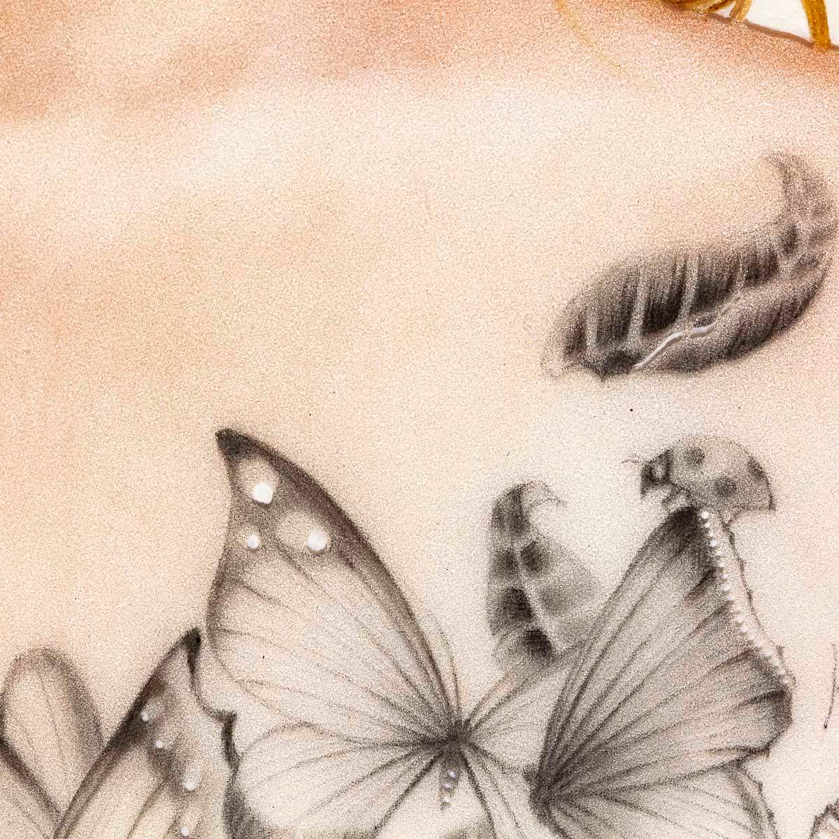 Becoming Nobody - Original - SOLD by artist Kerry Darlington - Wyecliffe Galleries