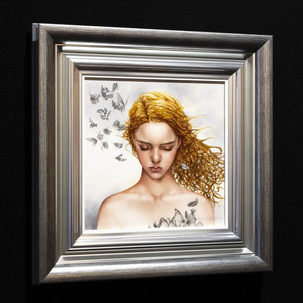 Becoming Nobody - Original - SOLD by artist Kerry Darlington - Wyecliffe Galleries