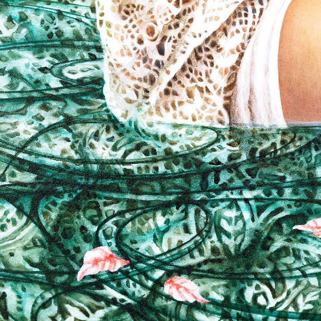 Internal Reflection - Original - SOLD by artist Kerry Darlington - Wyecliffe Galleries