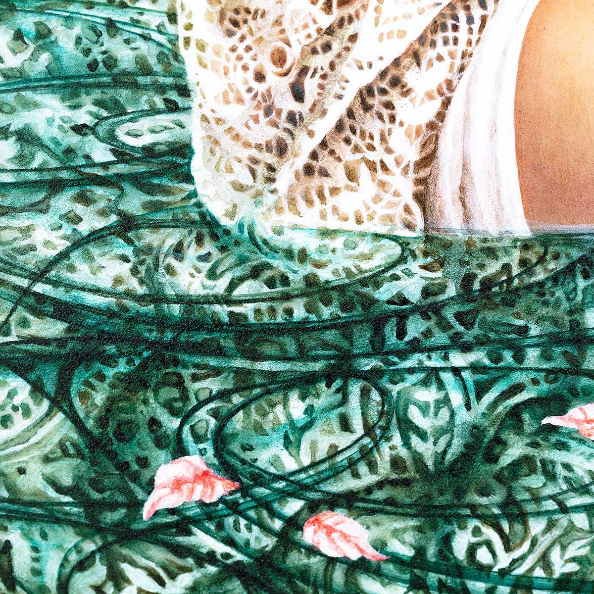 Internal Reflection - Original - SOLD by artist Kerry Darlington - Wyecliffe Galleries