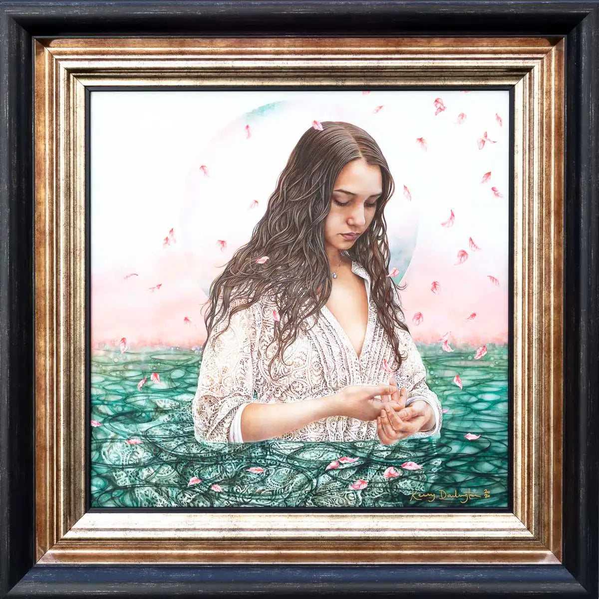 Internal Reflection - Original - SOLD by artist Kerry Darlington - Wyecliffe Galleries