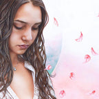 Internal Reflection - Original - SOLD by artist Kerry Darlington - Wyecliffe Galleries