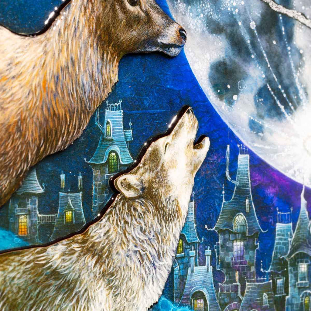 Walking Each Other Home - Edition - SOLD by artist Kerry Darlington - Wyecliffe Galleries