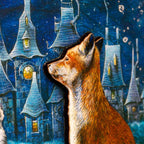 Walking Each Other Home - Edition - SOLD by artist Kerry Darlington - Wyecliffe Galleries