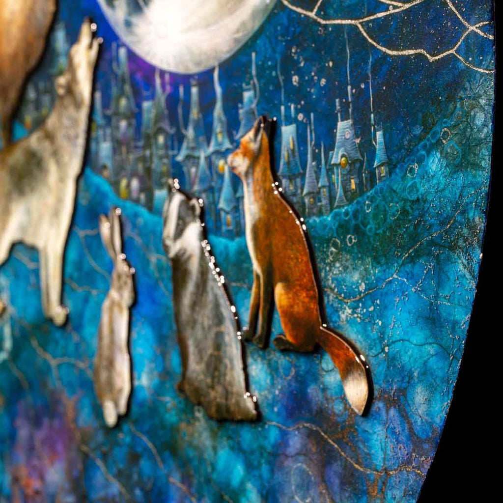 Walking Each Other Home - Edition - SOLD by artist Kerry Darlington - Wyecliffe Galleries