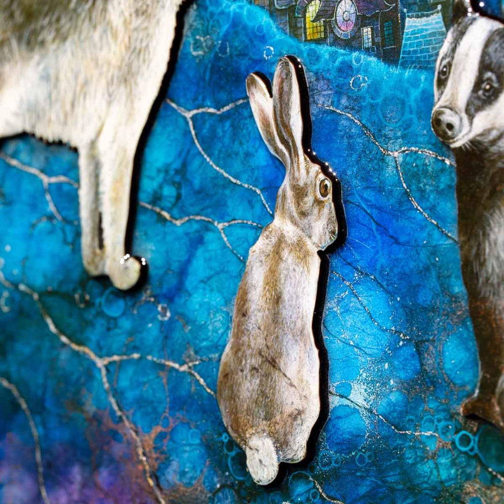 Walking Each Other Home - Edition - SOLD by artist Kerry Darlington - Wyecliffe Galleries