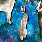 Walking Each Other Home - Edition - SOLD by artist Kerry Darlington - Wyecliffe Galleries